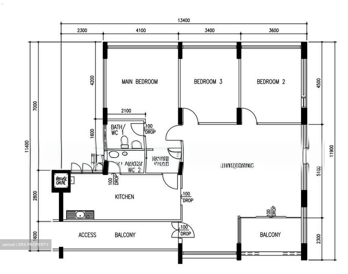 Blk 798 Yishun Ring Road (Yishun), HDB 5 Rooms #580942371